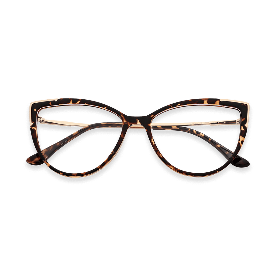 Kyra Tortoise Gold Cat Eye Eyeglasses | EYDOLOGY