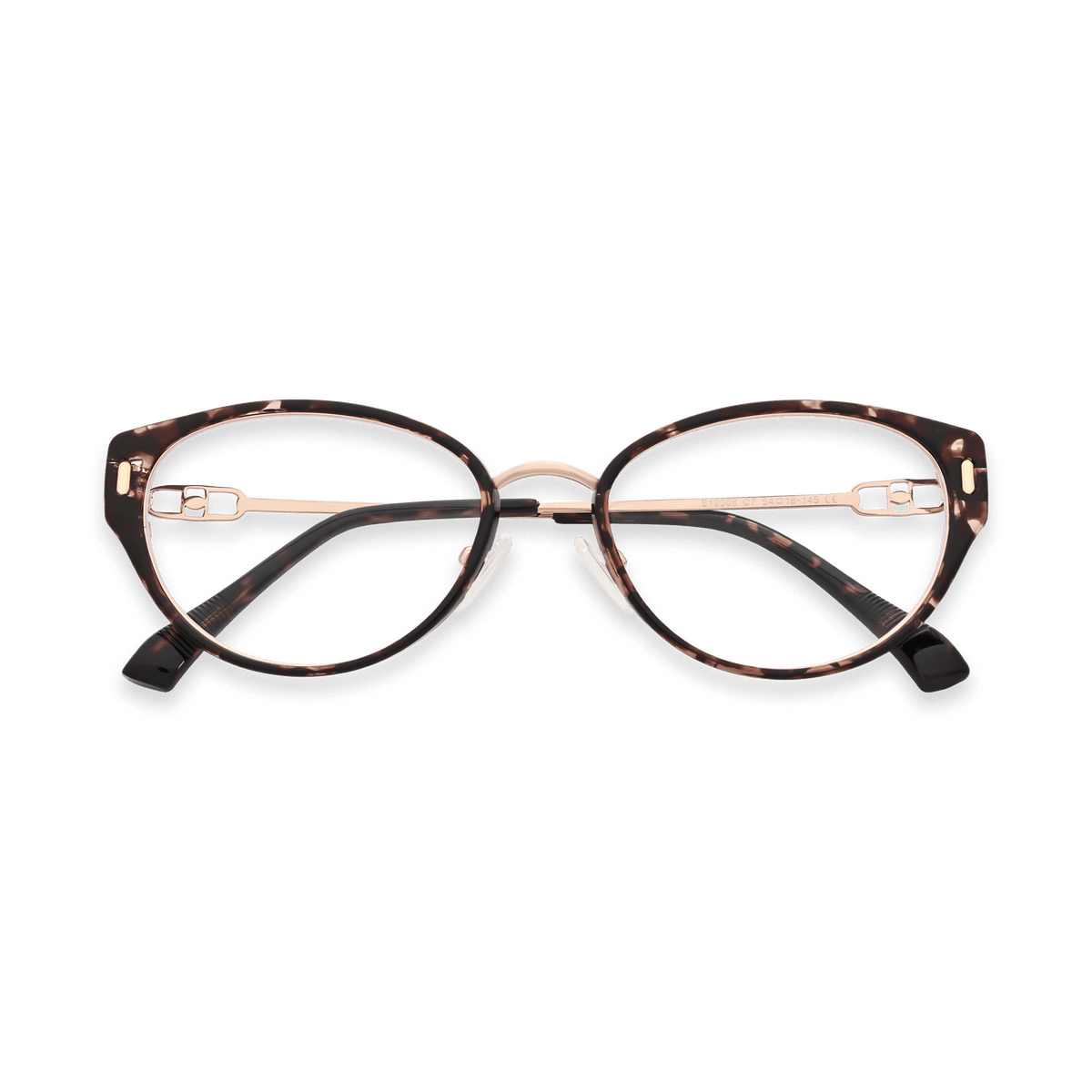 Leilani Pink Tortoise Rose Gold Cat Eye Eyeglasses | EYDOLOGY