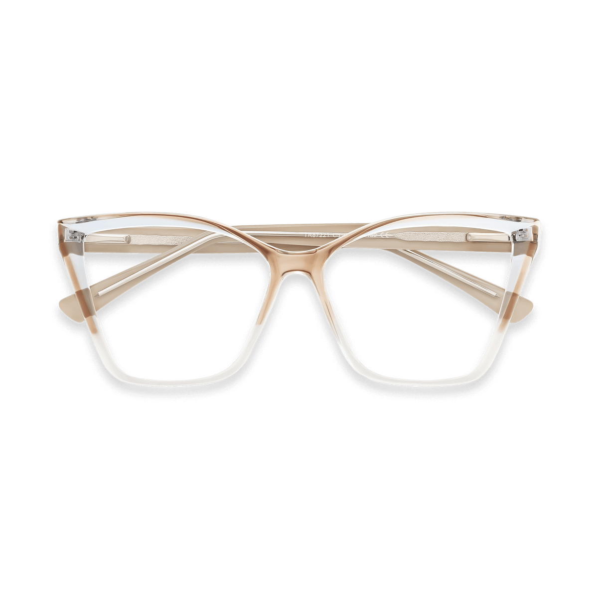 Maddie Champagne Cat Eye Eyeglasses | EYDOLOGY