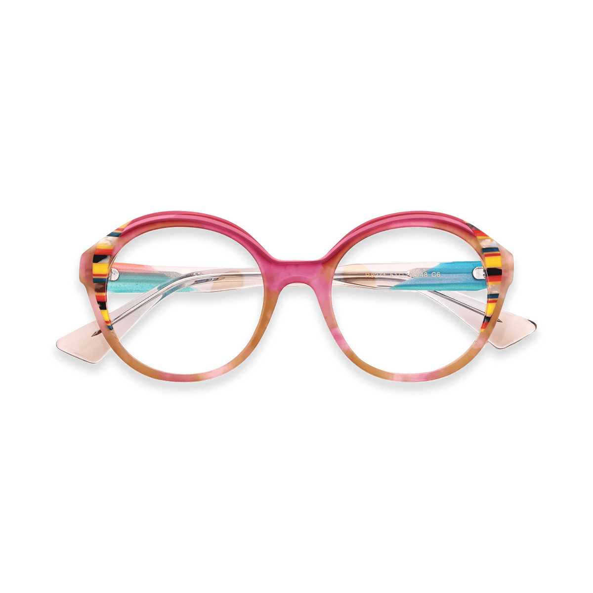 Mae Rose Tortoise Round Eyeglasses | EYDOLOGY