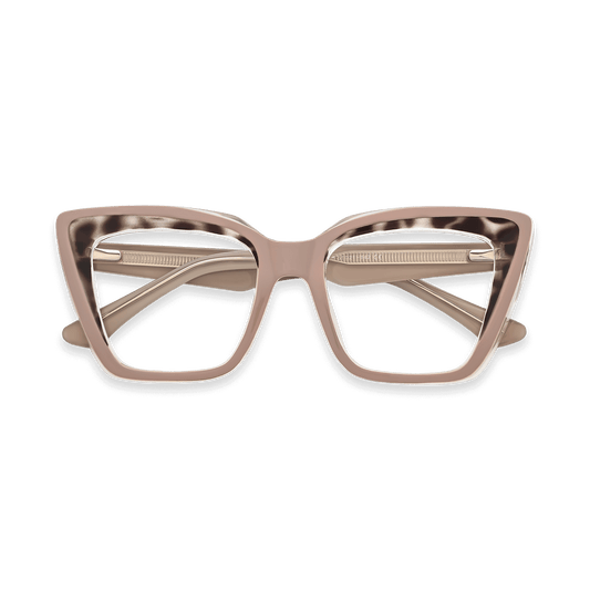 Maggie Dusty Pink Square Eyeglasses | EYDOLOGY