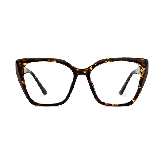 Makayla Tortoise Square Eyeglasses | EYDOLOGY