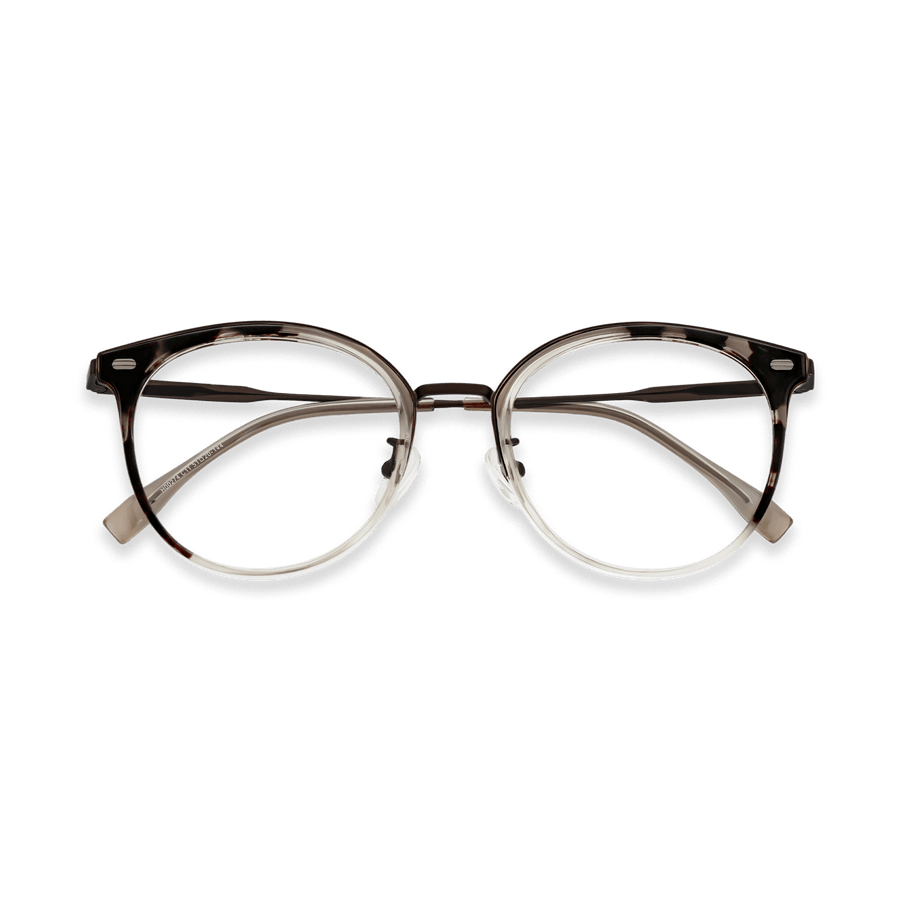 Matias Demi Light Brown Round Eyeglasses | EYDOLOGY