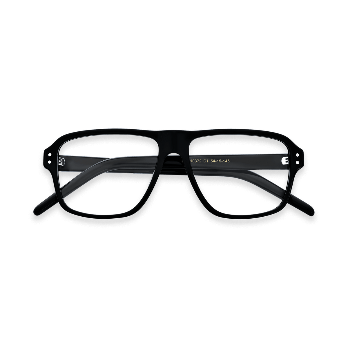 Micah Black Square Eyeglasses | EYDOLOGY