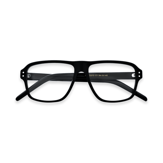 Micah Black Square Eyeglasses | EYDOLOGY