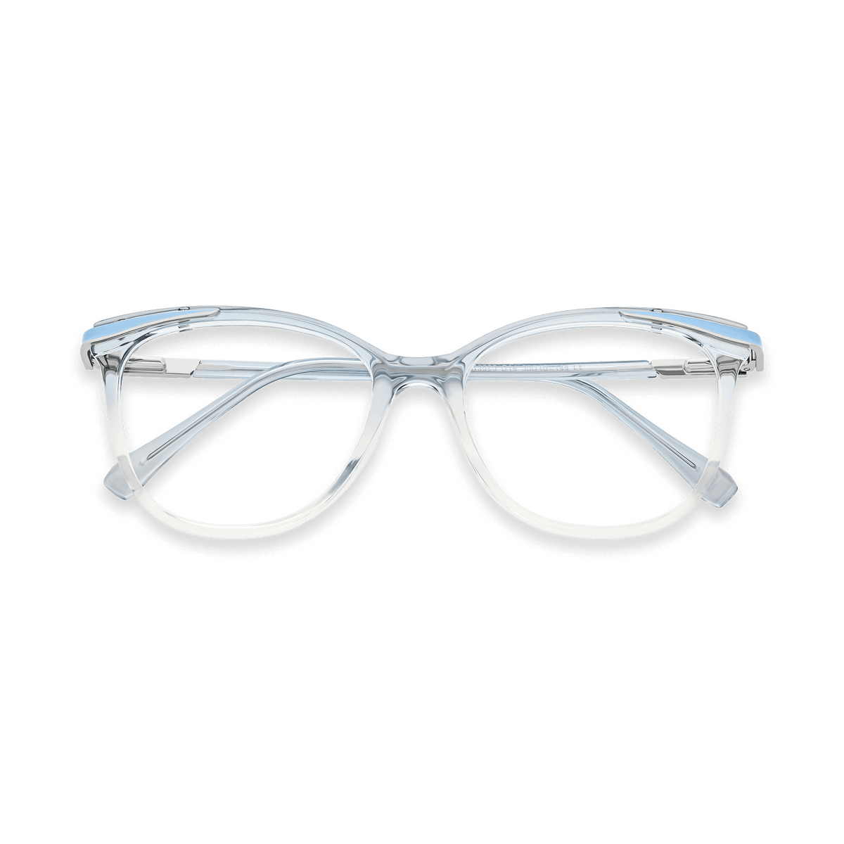 Nia Gradient Blue Cat Eye Eyeglasses | EYDOLOGY