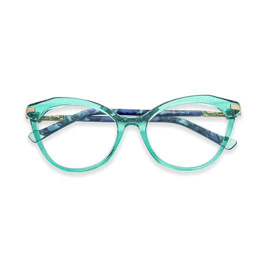 Payton Aqua Cat Eye Eyeglasses | EYDOLOGY