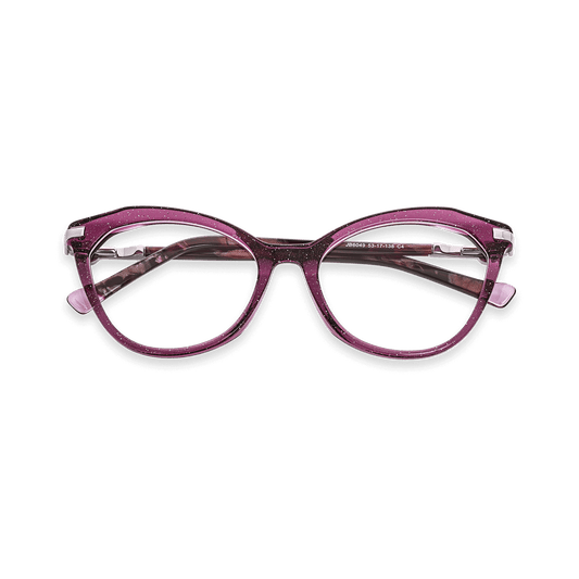 Payton Glitter Purple Cat Eye Eyeglasses | EYDOLOGY
