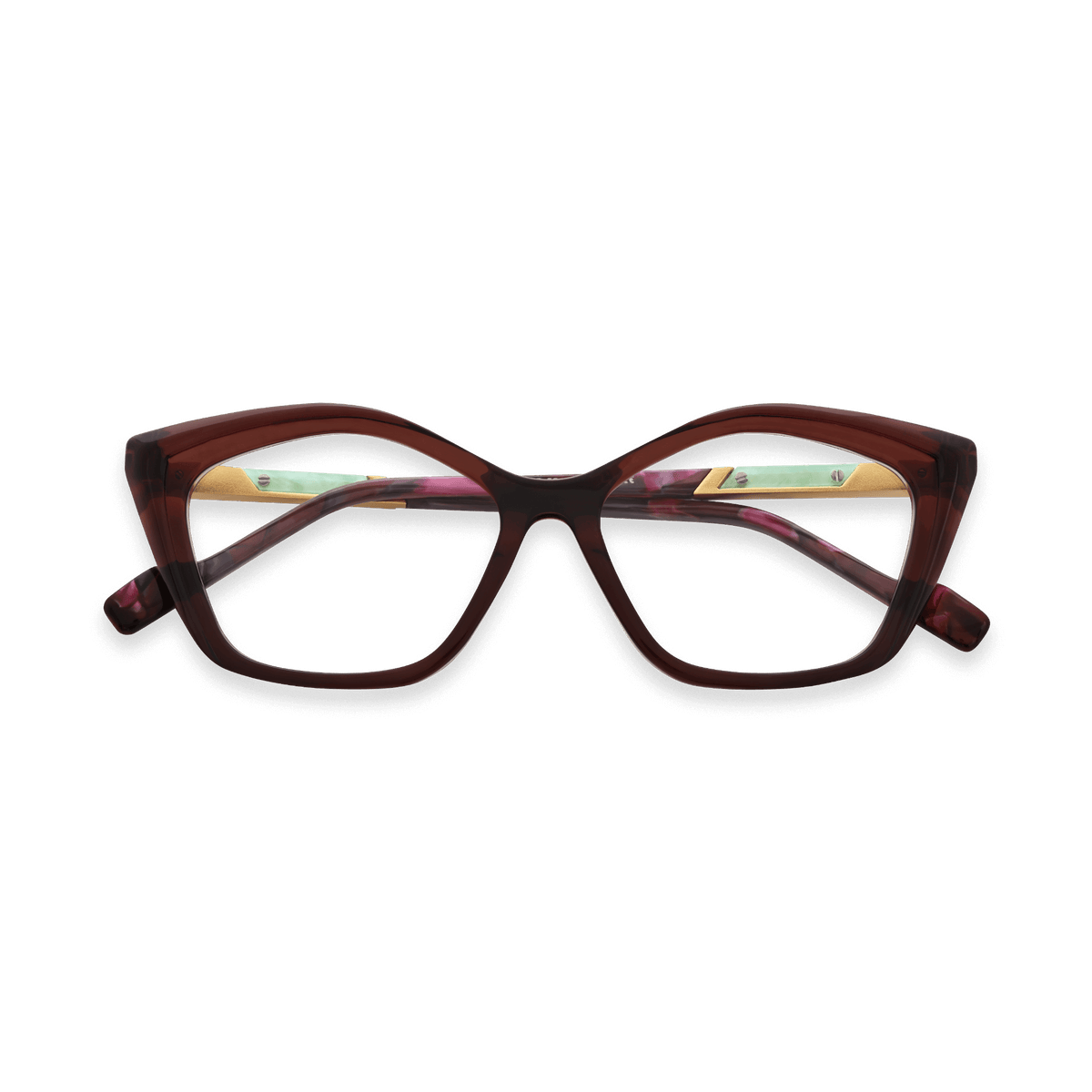 Renata Brown Cat Eye Eyeglasses | EYDOLOGY