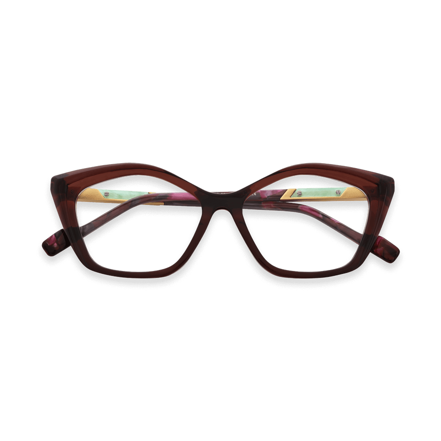 Renata Brown Cat Eye Eyeglasses | EYDOLOGY