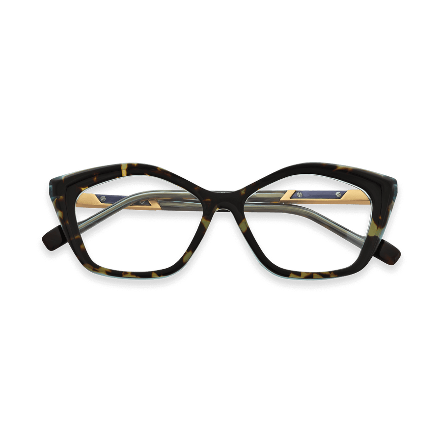 Renata Dark Tortoise Cat Eye Eyeglasses | EYDOLOGY