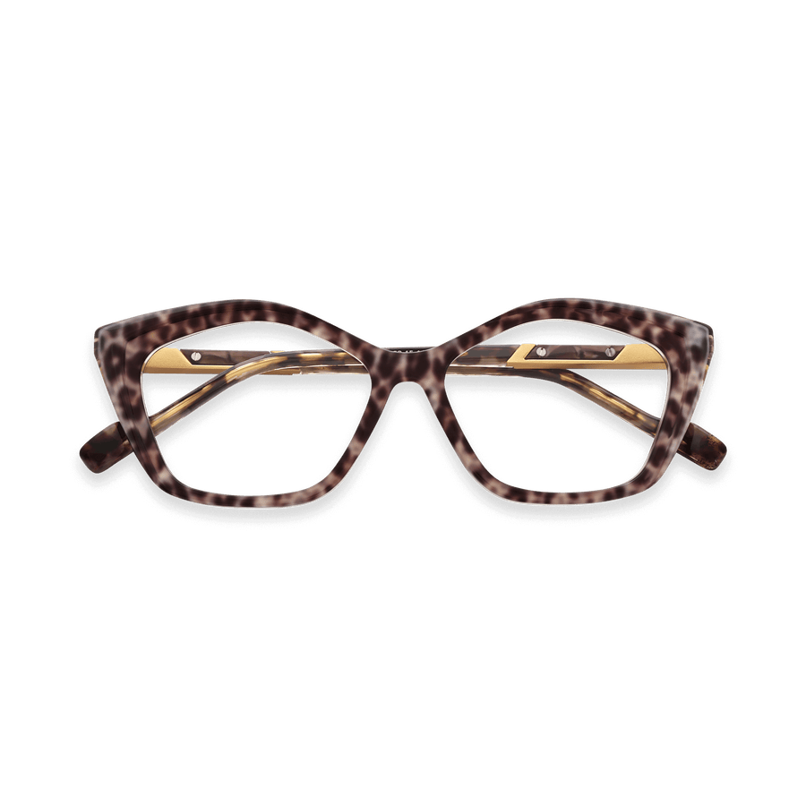 Renata Leopard Cat Eye Eyeglasses | EYDOLOGY