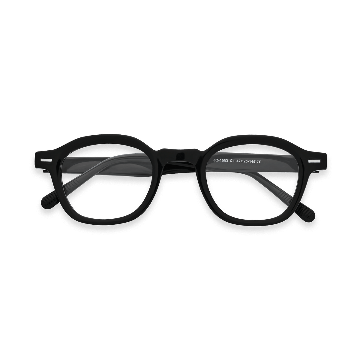 Rory Black Square Eyeglasses | EYDOLOGY