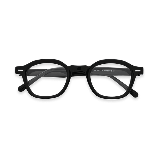 Rory Black Square Eyeglasses | EYDOLOGY