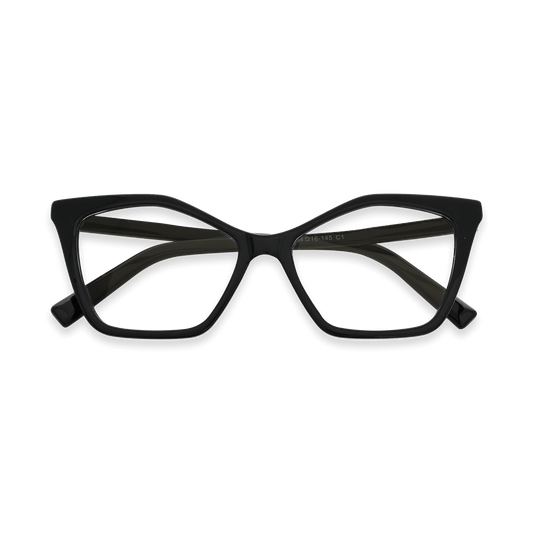 Rosalie Black Cat Eye Eyeglasses | EYDOLOGY