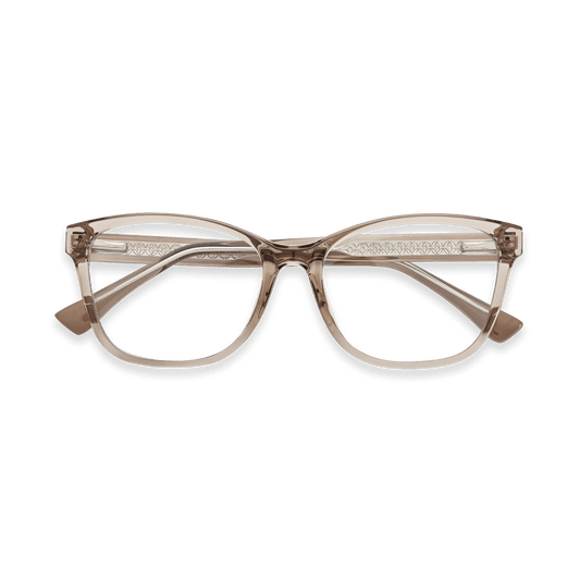Sawyer Crystal Light Brown Cat Eye Eyeglasses | EYDOLOGY