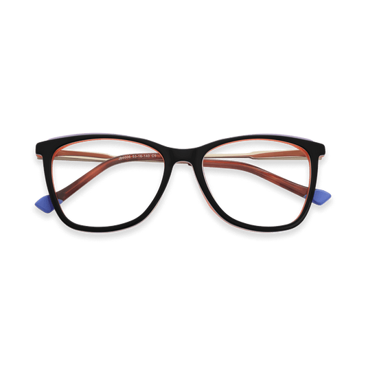 Sevyn Black w Blue Cat Eye Eyeglasses | EYDOLOGY