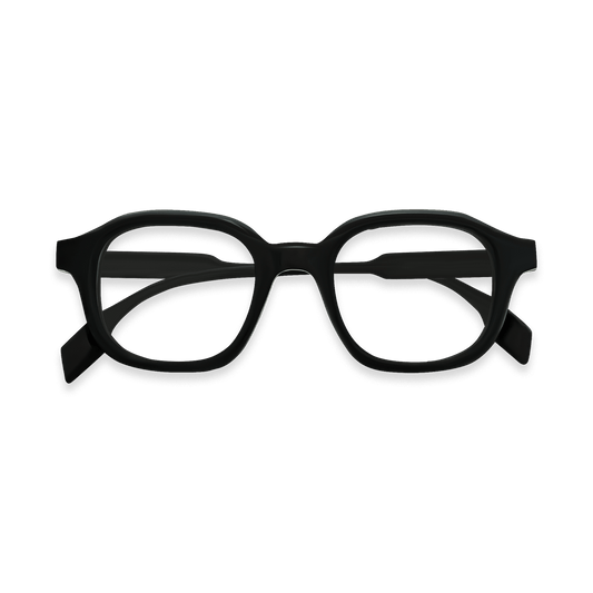 Soren Black Square Eyeglasses | EYDOLOGY