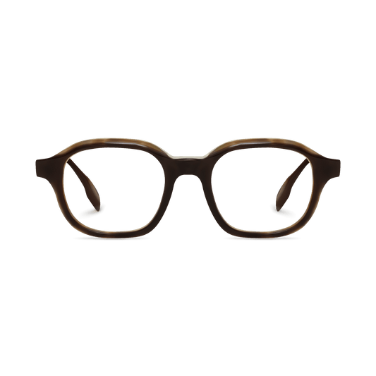 Soren Brown Tortoise Square Eyeglasses | EYDOLOGY