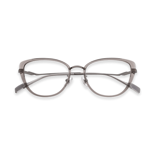 Teresa Light Grey Oval Eyeglasses | EYDOLOGY