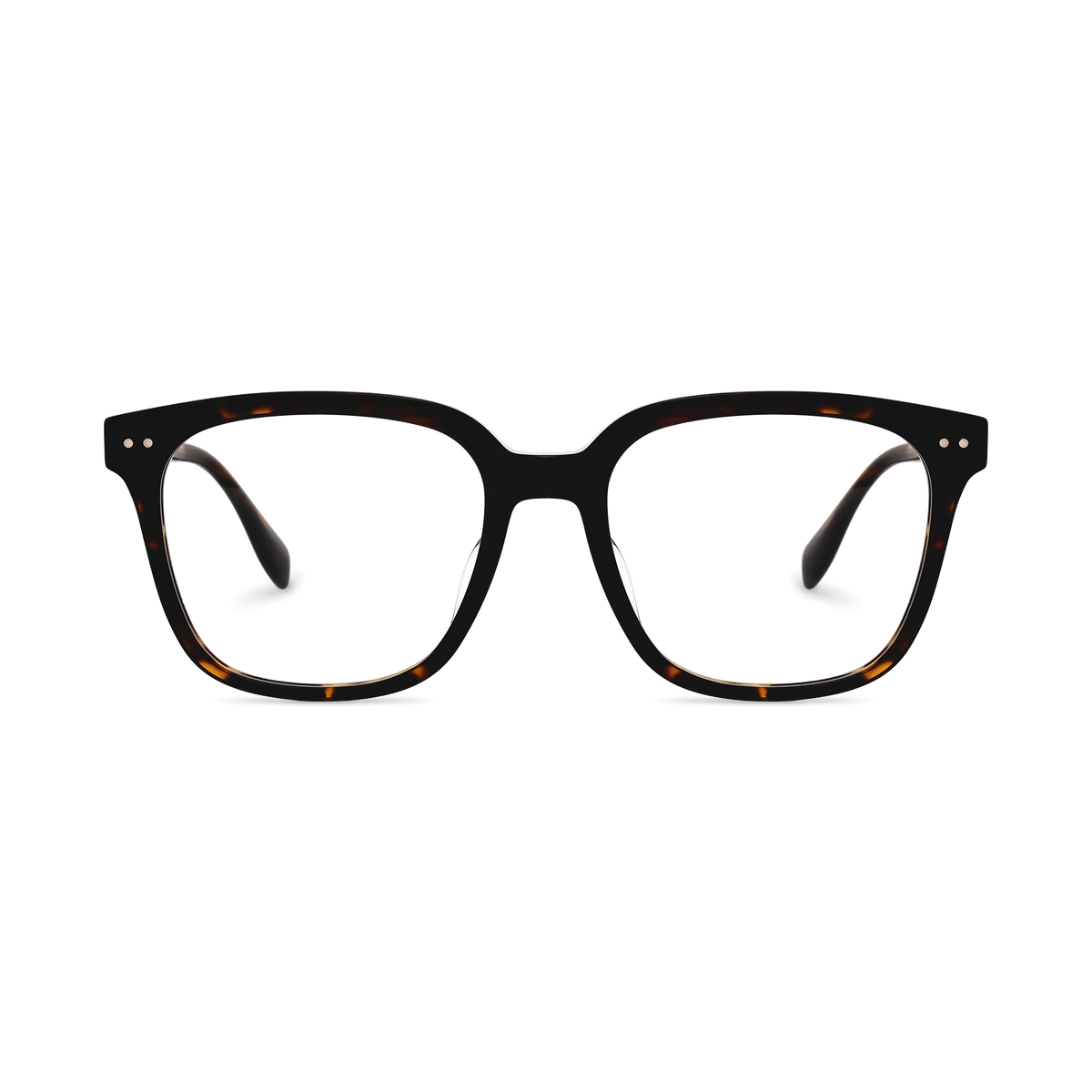 Tristen Dark Tortoise Square Eyeglasses | EYDOLOGY