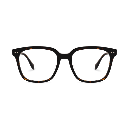 Tristen Dark Tortoise Square Eyeglasses | EYDOLOGY