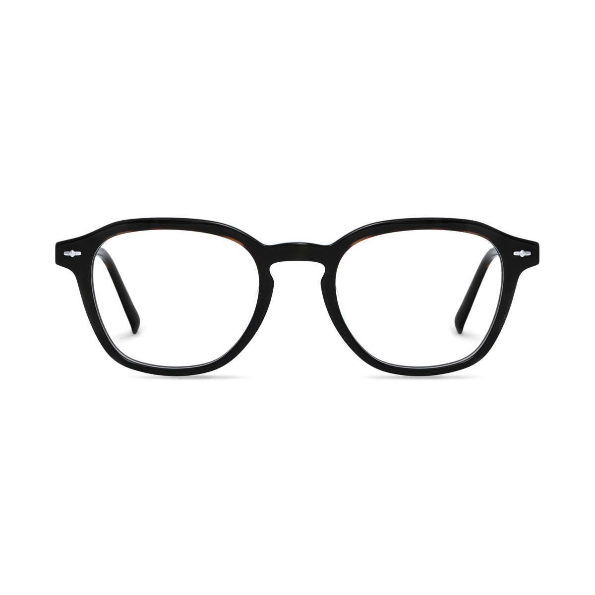 Troy Tortoiseshell Blue Square Eyeglasses | EYDOLOGY