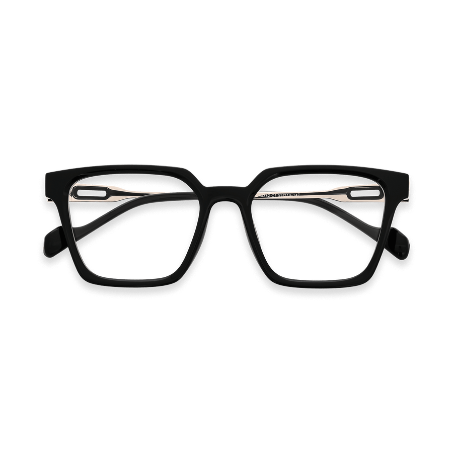 Winston Black Light Gold Square Eyeglasses | EYDOLOGY