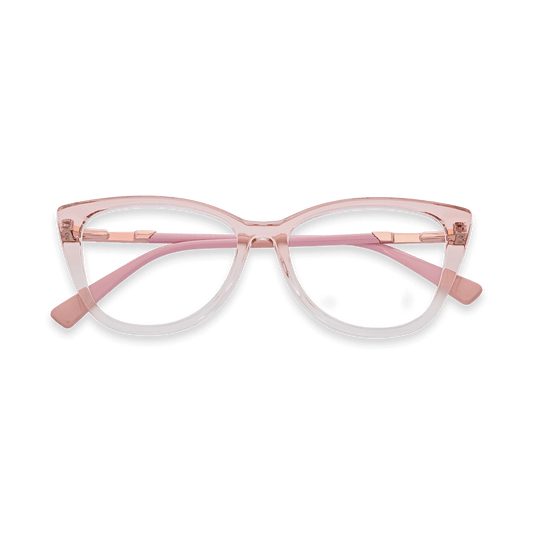 Yahir Gradient Pink Cat Eye Eyeglasses | EYDOLOGY
