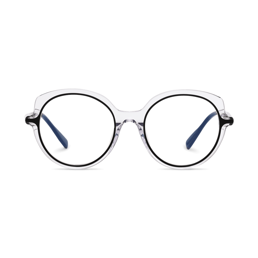 Yara Clear Round Eyeglasses | EYDOLOGY