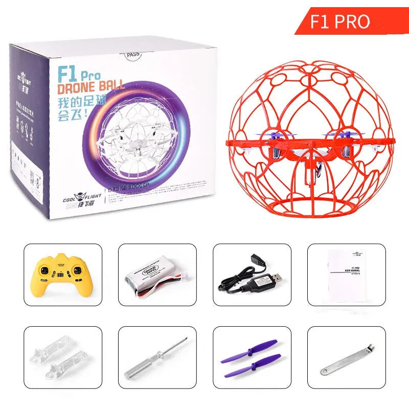 F1 Pro Competition FLYBALL Soccer Drone - Red