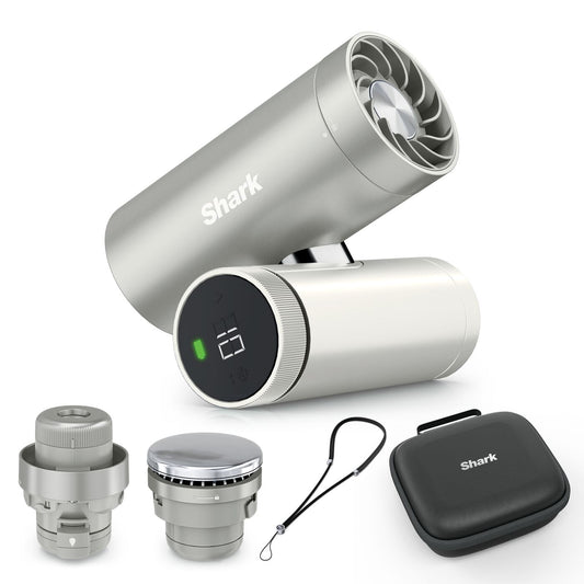 Shark ChillPill 3-in-1 Fan, Mist & InstaChill System with Travel Case – in Cloud | FA021UK | by SharkNinja