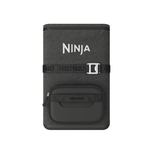 Ninja FrostVault Go 17 litre 24-Can Backpack Soft Cooler in Charcoal Grey | FF124EUUKCG | by SharkNinja