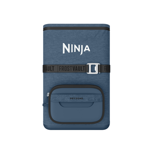 Ninja FrostVault Go 17 litre 24-Can Backpack Soft Cooler in Lakeshore Blue | FF124EUUKNV | by SharkNinja