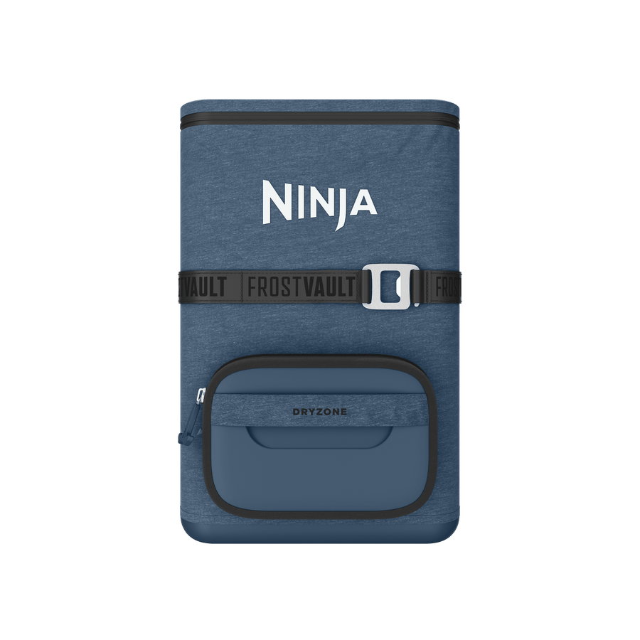Ninja FrostVault Go 23 litre 36-can Backpack Soft Cooler in Lakeshore Blue | FF136EUUKNV | by SharkNinja