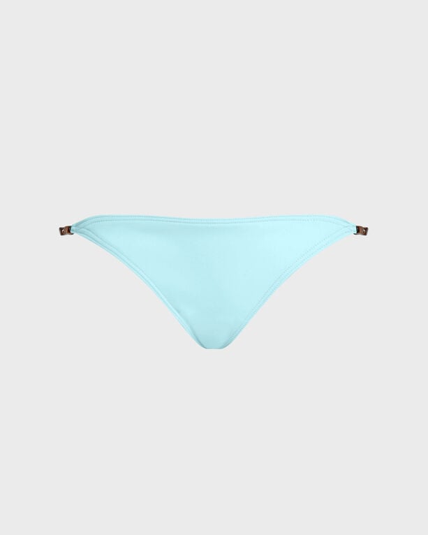 Vilebrequin - Women Mini Brief Bikini Bottom Pearl Detail Solid - Swimwear - Flaka - Blue - Size L
