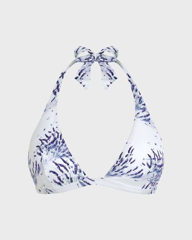 Vilebrequin - Women Halter Bikini Top Lavender - Swimwear - Fleche - White - Size L