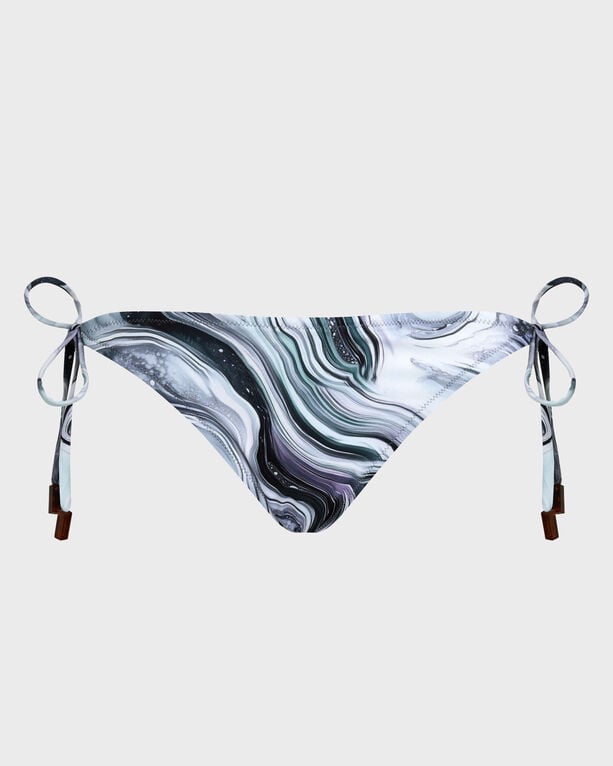 Vilebrequin - Women Side Tie Bikini Bottom Marble - Swimwear - Flore - White - Size L