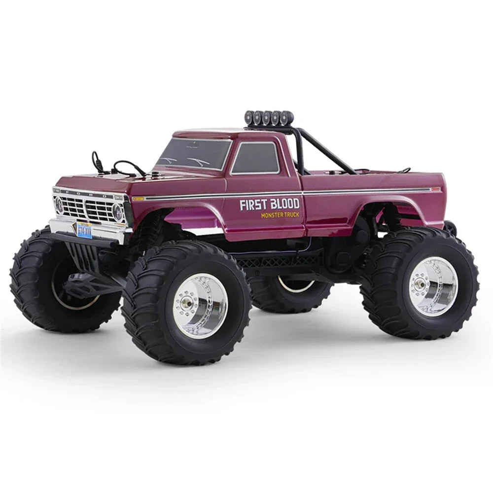 FMS Ford F100 1/10 Scale 30km/h 2.4 GHz 4CH RTR 2WD Brushed RC Monster Truck - Red