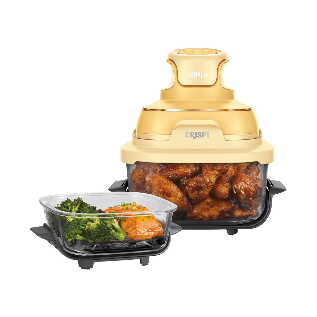 Ninja CRISPi 4-in-1 Portable Glass Air Fryer in Ginger Snap | FN101UKGD | by SharkNinja
