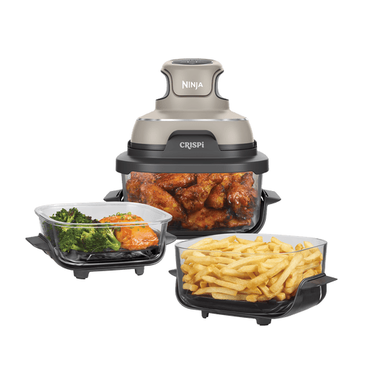Ninja CRISPi 4-in-1 Portable Glass Air Fryer in Stone | FN101UKST38 | by SharkNinja