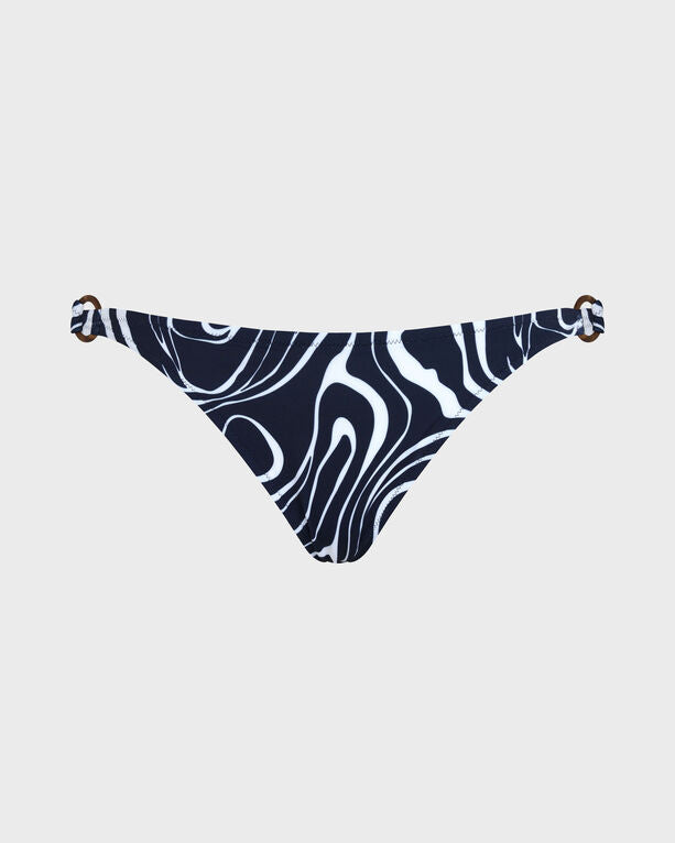Vilebrequin - Women Mini Brief Bikini Bottom Waves - Swimwear - Fine - Blue - Size S