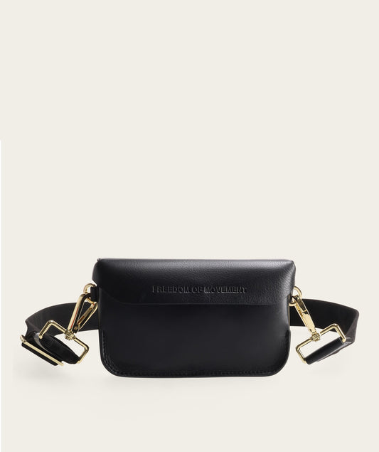 Anna Cellphone Crossbody - Black