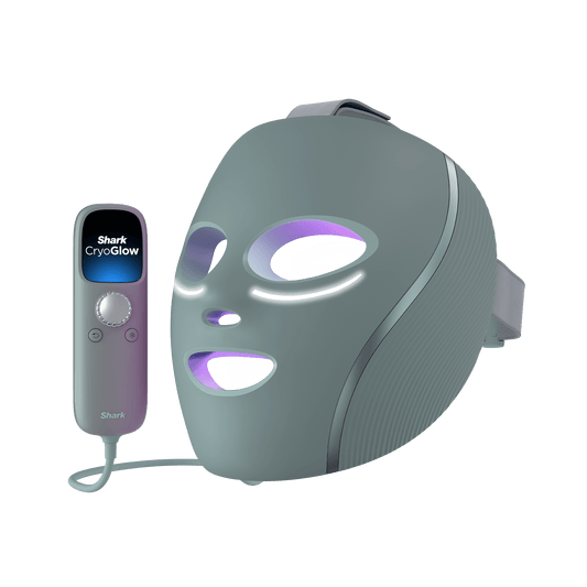 Shark CryoGlow Under-Eye Cooling & LED Anti-Ageing & Blemish Repair Mask in Frosted Green | FW312UKSG | by SharkNinja