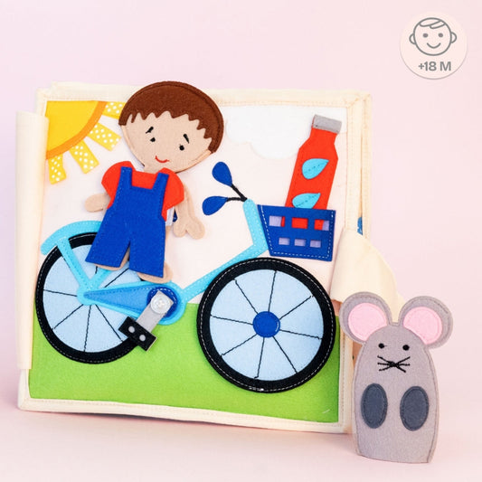 Mein erstes Fahrrad – Lernbuch Tiere & Fingerpuppen ab 18 Monaten