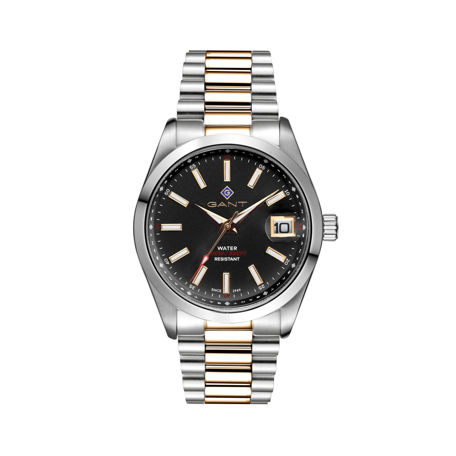 Eastham, 42mm, silbergold/schwarz