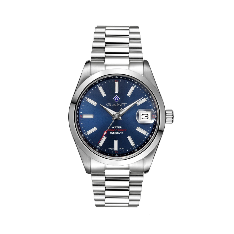 Eastham, 42mm, silber/blau