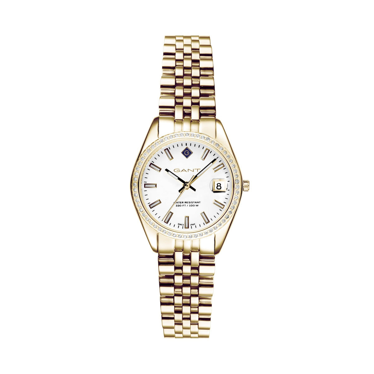Sussex Mini Bijou-IPG, 28mm, gold/weiß