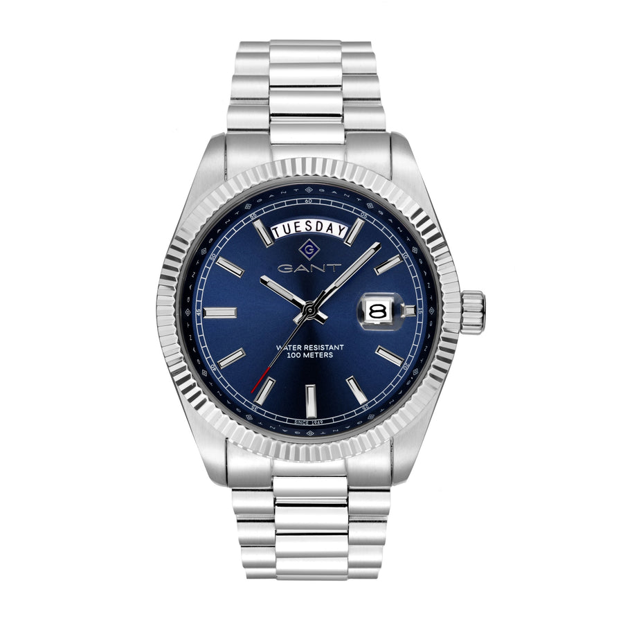 Fairfax, 41mm, silber/blau