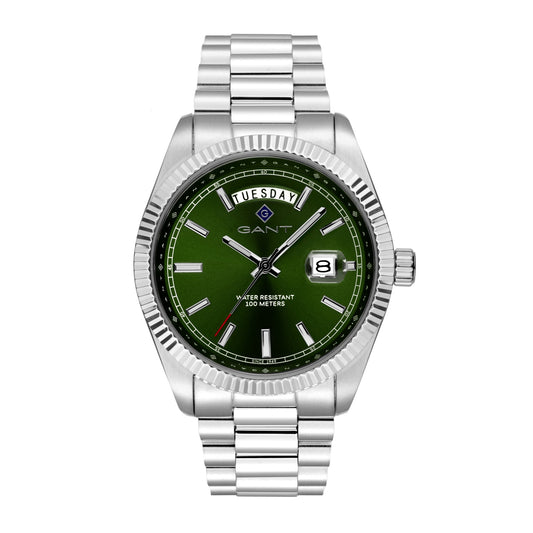 Fairfax, 41mm, silber/grün